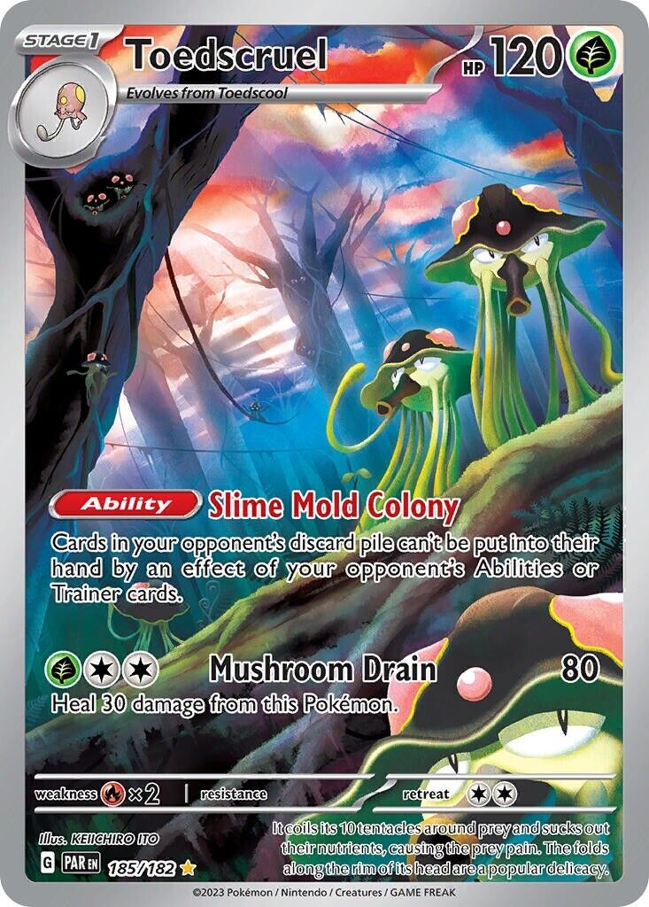 Toedscruel S&V 185/182 Illustration Rare Paradox Rift PokePhD Toedscruel S&V 185/182 Illustration Rare Paradox Rift PokePhD