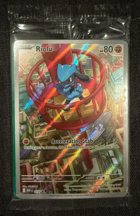 Riolu MEP 010 Mega Evolution ETB Black Star Promo Pokémon Ca – PokePhD