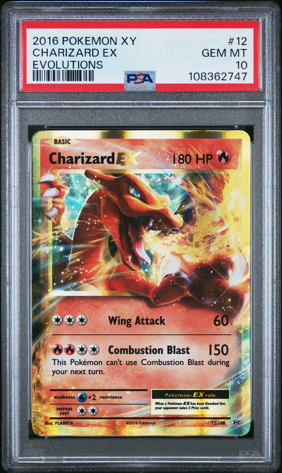 Charizard EX XY Half Art 12/108 Evolutions PokePhD Charizard EX XY Half Art 12/108 Evolutions PokePhD