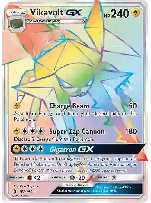 Vikavolt 152/145 SM Guardians Rising Secret Rare Pokemon Card Mint/NM