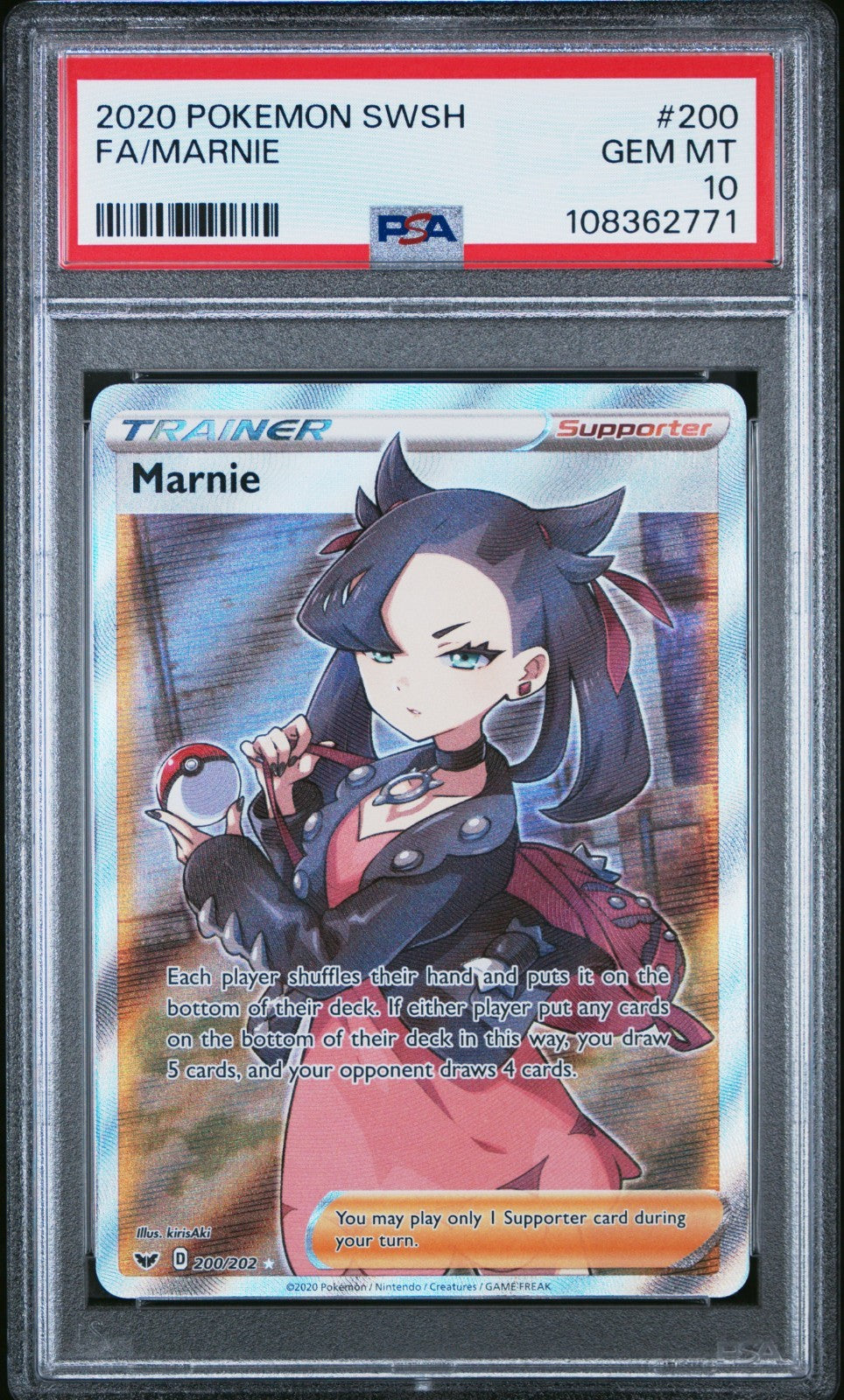 marnie full art pokemon card Marnie Base Trainer 200/202 Full Art Sword & Shield – PokePhD