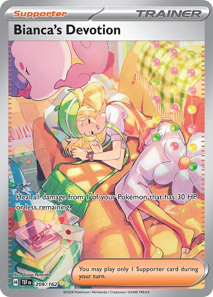 Bianca 209/162 S&V Temporal Forces Illustration Rare Pokemon Card NM