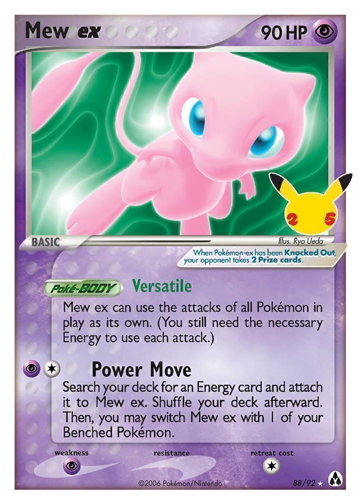 25th anniversary pokemon cards mew Mewex/Mew ex English 1 piece 1 (Used) 1193114544| magi - TCG Marketplace- cementing its place as a must Pokemon Promo Card Pack 25th
