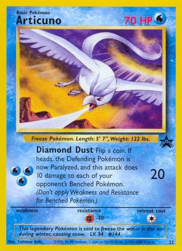 Set of 3 Sealed Pokemon Movie Promo Legendary Birds Pokemon Cards WOTC