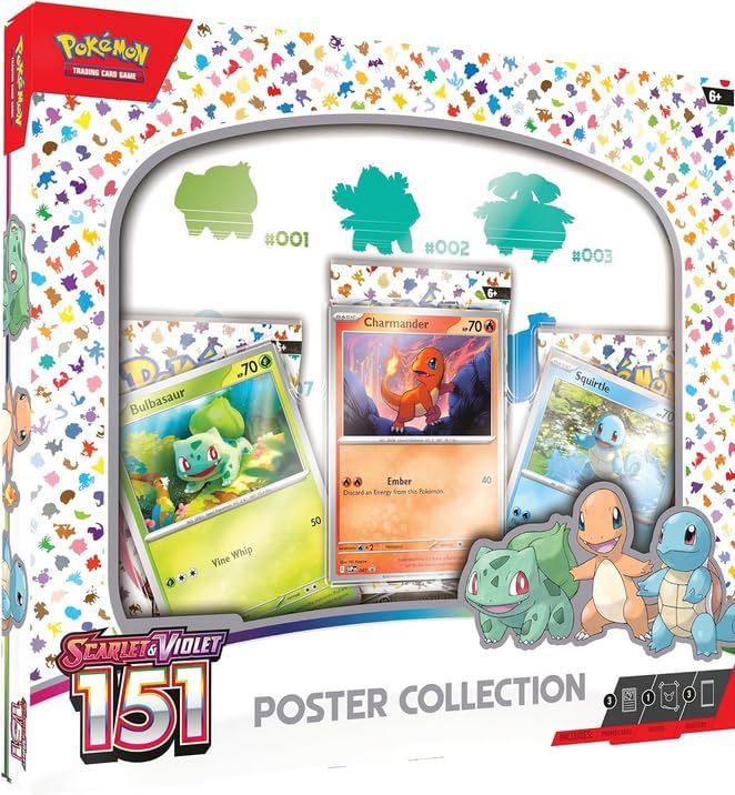 Pokemon TCG Scarlet & Violet 151 Poster Collection Box New & Sealed