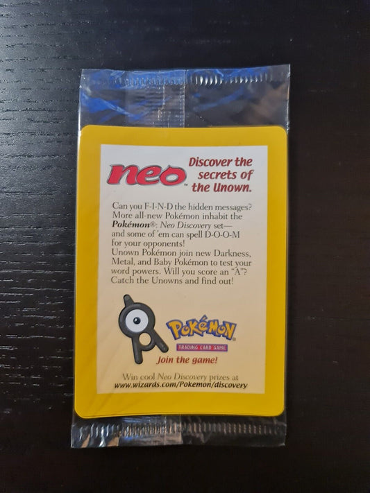 Entei 34 2001 Movie Black Star Promo Reverse Holo Sealed Pokemon Card WOTC