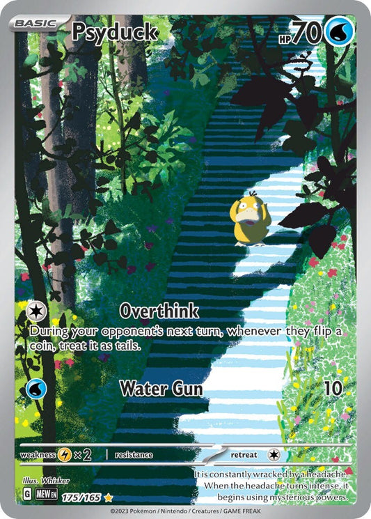 Psyduck 175/165 Pokemon 151 Illustration Rare Pokemon Card NM