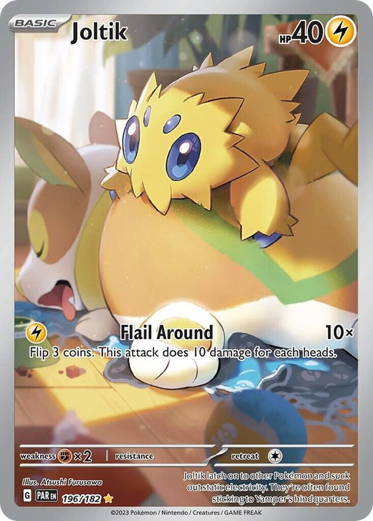 Joltik 196/182 S&V Paradox Rift Illustration Rare Pokemon Card NM