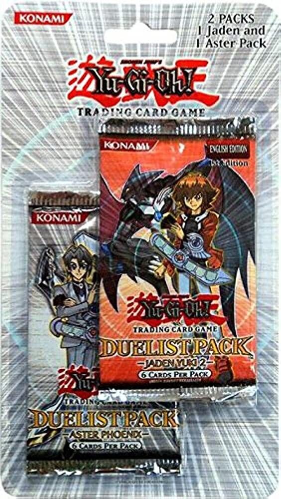 Jaden Yuki 2 & Aster Phoenix Duelist Pack Blister Brand New & Sealed Yu-Gi-Oh!