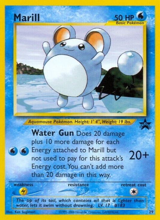 Marill 29 Black Star Promo Pokemon Card Near Mint