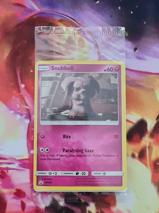 Snubbull SM200 Detective Pikachu Black Star Promo Holo Sealed Pokemon Card NM