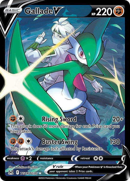 Gallade V TG19/TG30 Lost Origin Full Art Pokemon Card Mint/NM