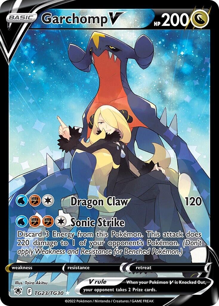 Garchomp V TG23/TG30 Astral Radiance Full Art Pokemon Card Mint/NM