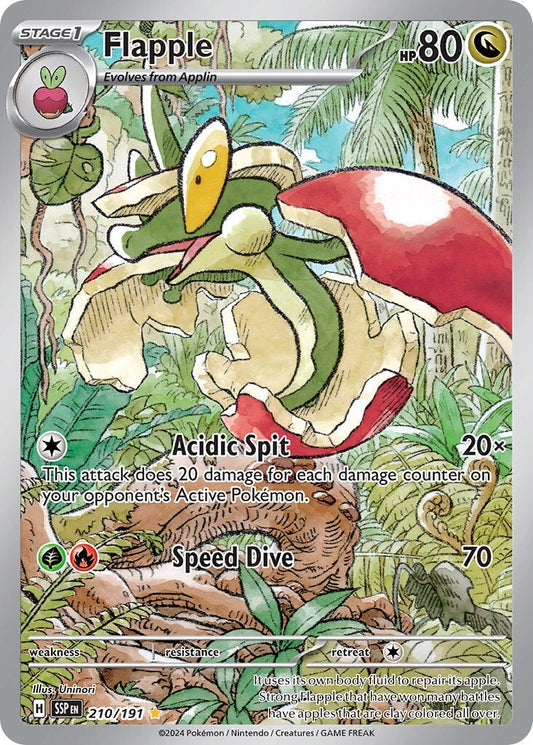 Frapple 210/191 S&V Surging Sparks Illustration Rare Pokemon Card NM