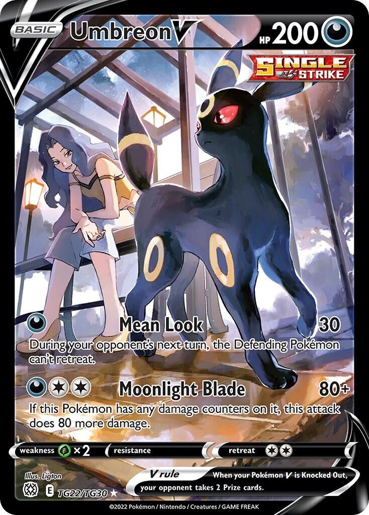 Umbreon V TG22/TG30 Brilliant Stars Full Art Pokemon Card Mint/NM