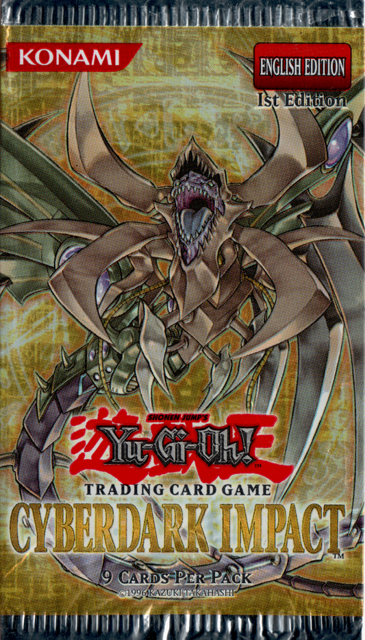 Yugioh Cyberdark Impact 1st Edition Booster Pack Brand New & Sealed