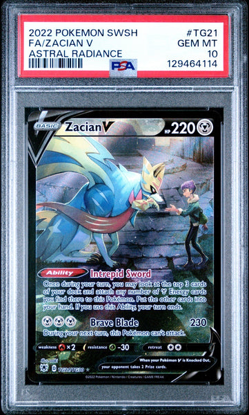 Zacian V TG21 TG30 Trainer Gallery Astral Radiance Trainer G – PokePhD