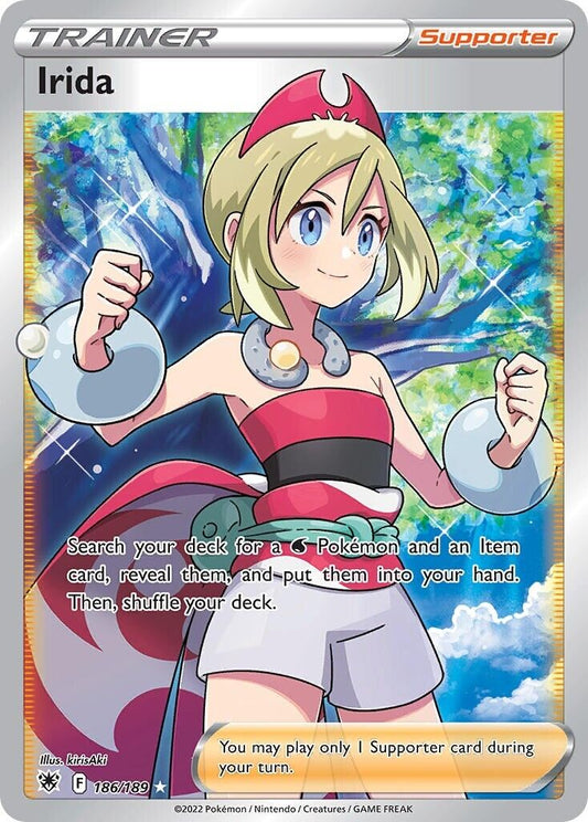 Roxanne 188/189 Astral Radiance Full Art Trainer Pokemon Card NM