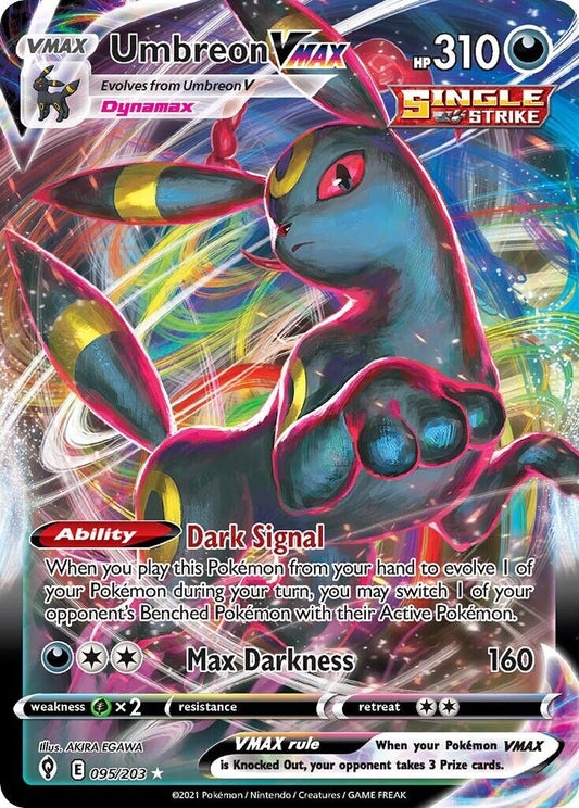 Umbreon VMAX 095/203 Evolving Skies Full Art Pokemon Card Mint/NM