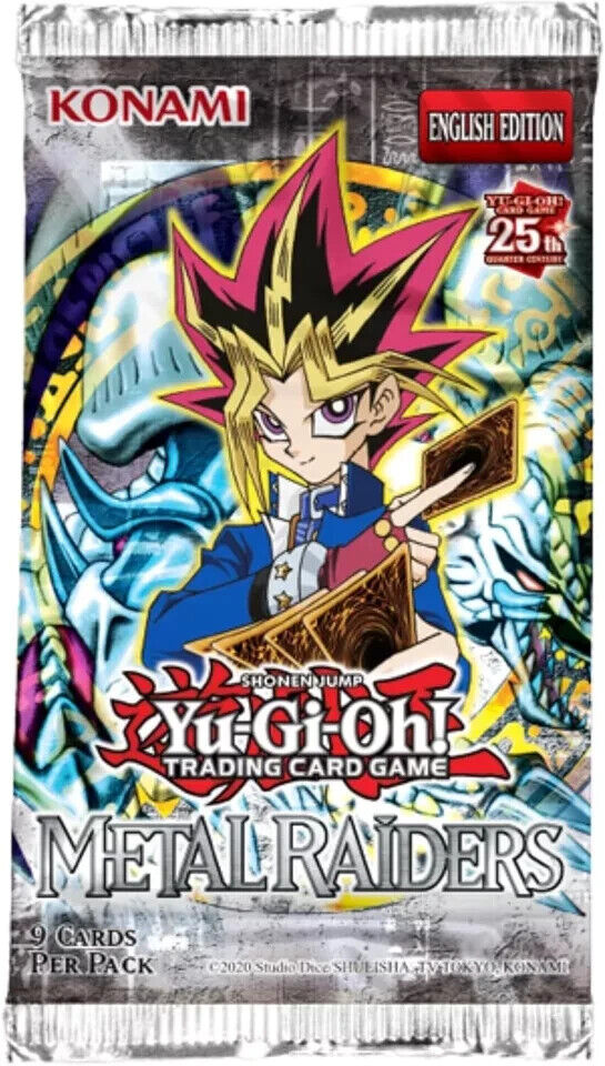 25th anniversary pokemon metal cards Yugioh Metal Raiders 25th Anniversary Booster Box & Sealed