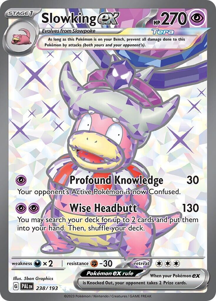 Slowking ex 238/193 S&V Paldea Evolved Full Art Pokemon Card Mint/NM