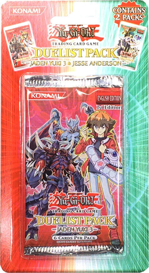 Jaden Yuki 3 & Jesse Anderson Duelist Pack Blister Brand New & Sealed Yu-Gi-Oh!