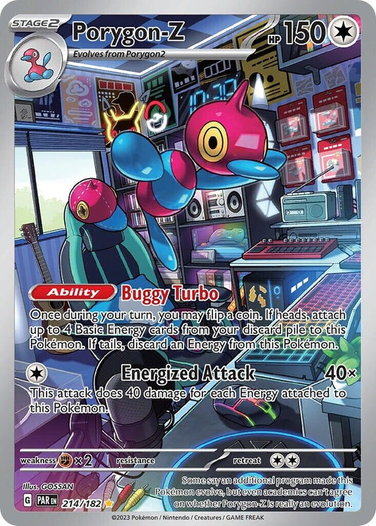 Porygon-Z 214/182 S&V Paradox Rift Illustration Rare Pokemon Card NM