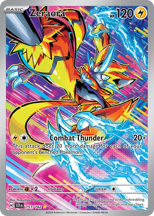 Zeraora 151/142 S&V Stellar Crown Illustration Rare Pokemon Card NM