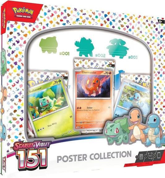 Pokemon TCG Scarlet & Violet 151 Poster Collection Box New & Sealed