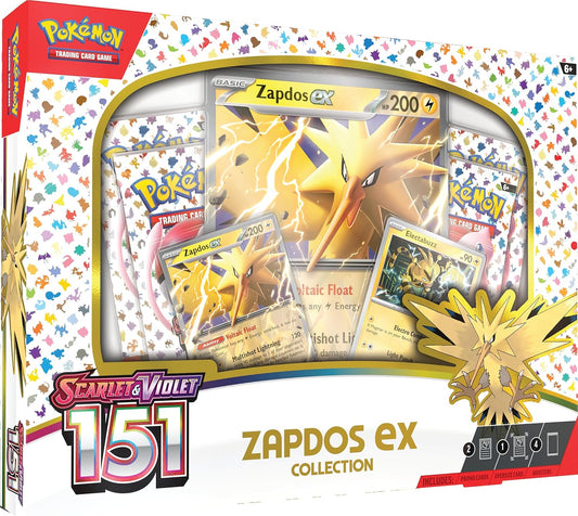 Pokemon TCG Scarlet & Violet 151 Zapdos Ex Collection Box New & Sealed