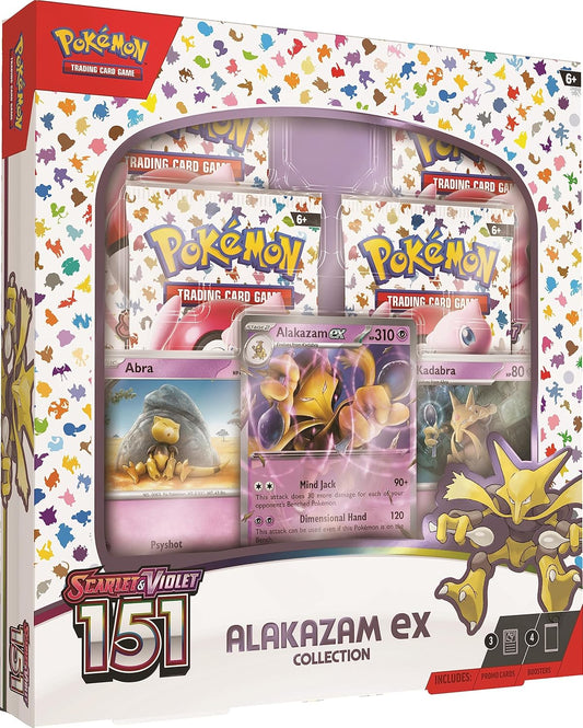 Pokemon TCG Scarlet & Violet 151 Alakazam Ex Collection Box New & Sealed