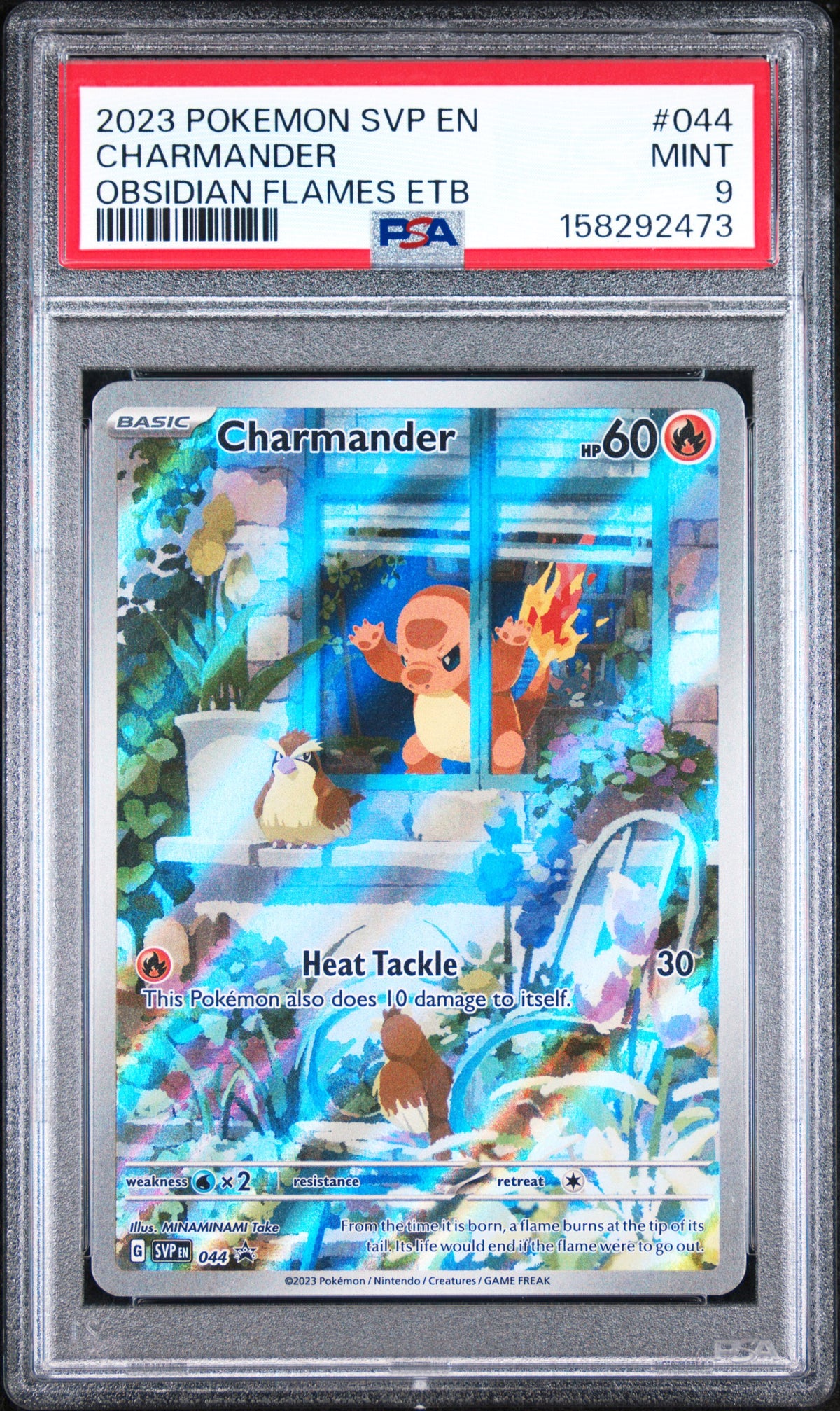 Charmander SVP 044 Black Star Promo PSA 9 Pokemon Card
