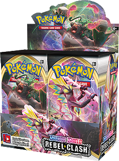Pokemon TCG Rebel Clash Booster Box New & Sealed