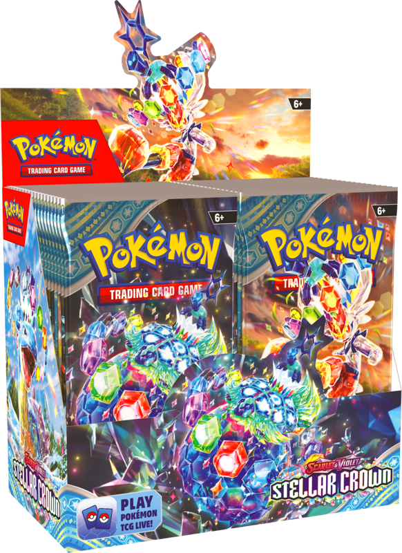 Pokemon TCG Stellar Crown Booster Box New & Sealed