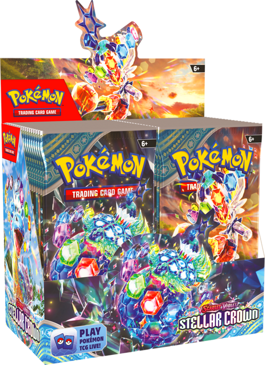 Pokemon TCG Stellar Crown Booster Box New & Sealed