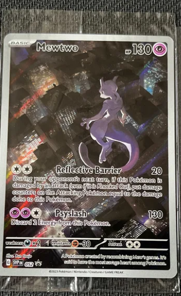 Mewtwo SVP052 Full Art Black Star Promo Pokemon Card Sealed