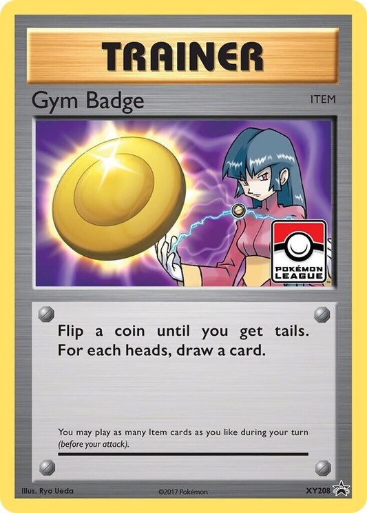Gym Badge Sabrina XY208 Black Star Promo Holo Pokemon Card NM